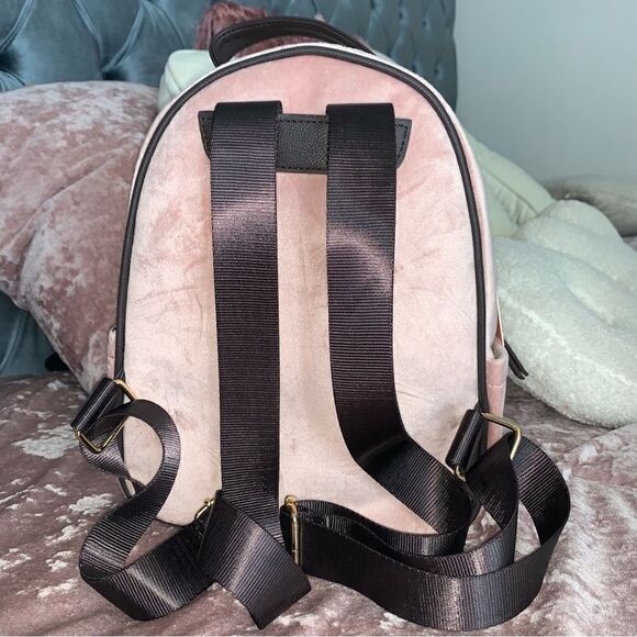 Pink Velour Heritage Juicy Couture backpack bookbag main image 4